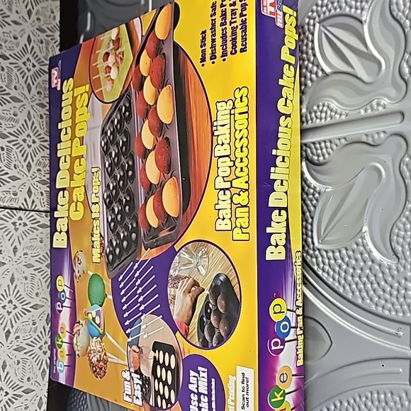 Cake Pop baking Kit Cooking Tray reusable pop sticks use any cake mix metal - Picture 12 of 12